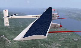 «Сонячний літак» успішно завершив свій перший міжконтинентальний переліт