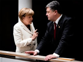 Поршенко и Меркель поговорили про Донбас