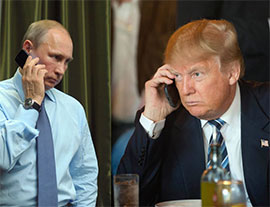 Трамп і Путін поговорили про Україну і Сирію