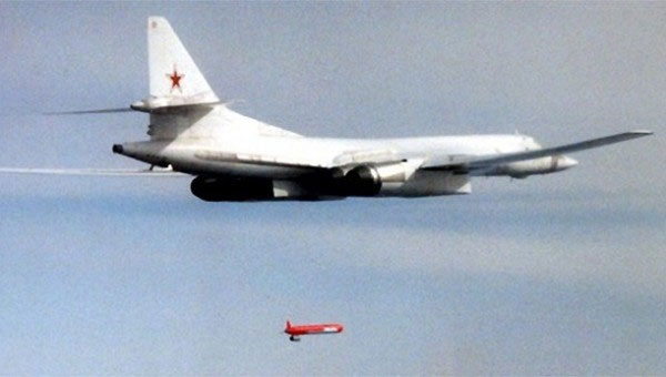 Пуск російської крилатої ракети Х-101