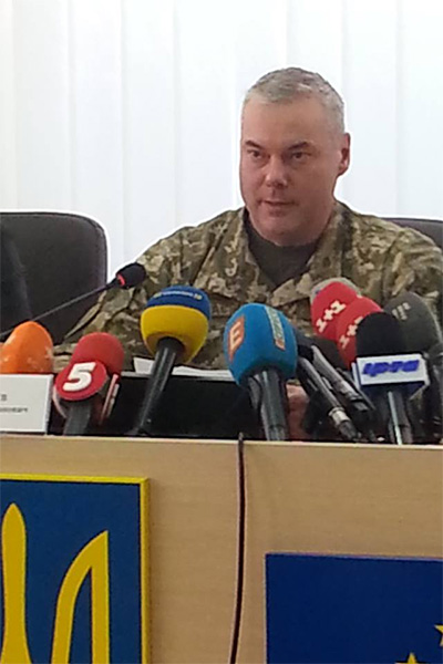Командувач Об’єднаних сил генерал-лейтенант Сергій Наєв