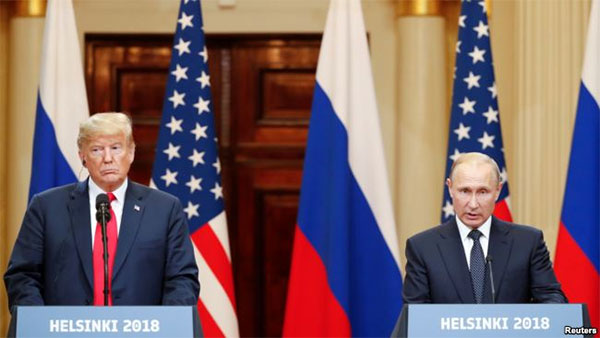 Трамп в Гельсінкі: компліменти Путіну і ні слова про Крим