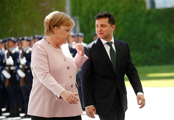 Меркель та Зеленський прагнуть швидкого відновлення “нормандського формату”