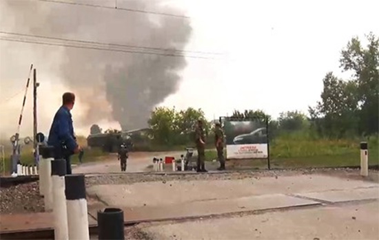 Пожежа на арсеналі в Красноярському краї Росії: є постраждалі