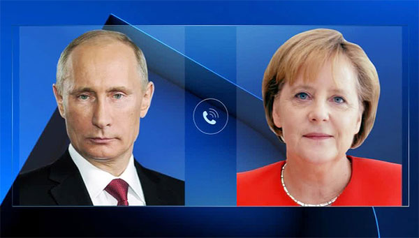 Меркель обговорила з Путіним “нормандський” саміт і транзит газу Україною