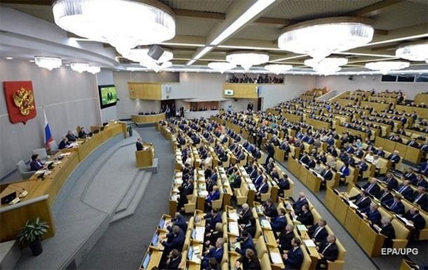 Російська Держдума підтримала у першому читанні довічне сенаторство для експрезидентів