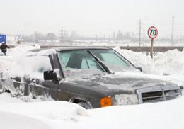 На Одесу насувається сніговий буран: всі виїзди з міста перекриті