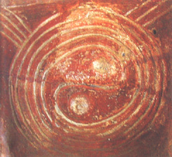 Зображення знаку Дао на трипільській кераміці