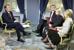 Інтерв`ю Президента українським телеканалам з нагоди Дня свободи
