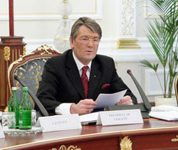 Президент Ющенко завив, що вірить у досягнення компромісу по газу