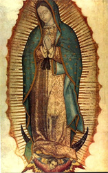 Ікона Божої Матері з Гваделупи вважається головною християнською святинею Латинської Америки