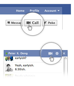 Facebook і Skype запустили відеочат