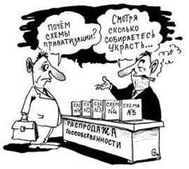 Хроніки дерибану. В цьому році заплановано масовий “розпродаж” державних підприємств