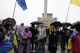 Так починався Євромайдан. 22.11.13 р. фото Сергія Дмитриченка