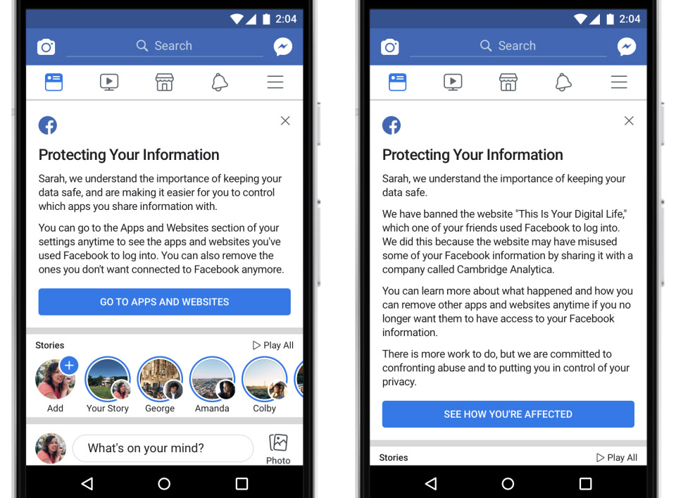 Facebook заборонить стороннім додаткам доступ до даних користувачів