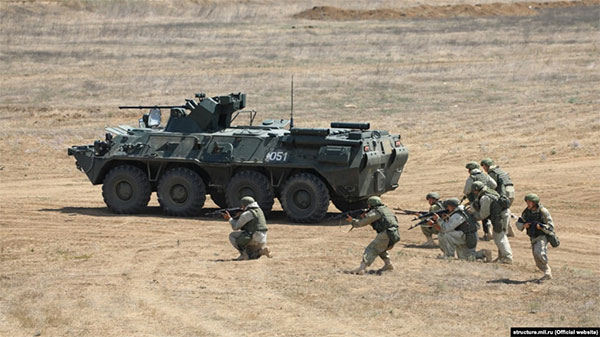 Росія перекинула до окупованого Криму на «міжвидові навчання» додаткові війська