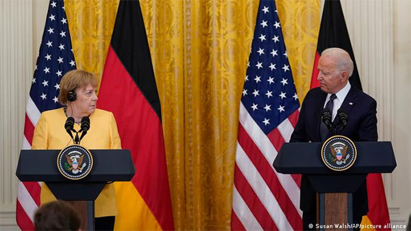 Єдиним фронтом проти агресії РФ: Джо Байден і Анґела Меркель підписали “Вашингтонську декларацію”
