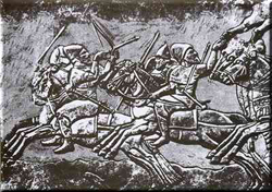 Нимрудський рельєф із зображенням кіммерійських воїнів